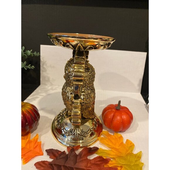 Bath & Body Works Ornate Owl Pedestal Candle Holder -New - Picture 5 of 12